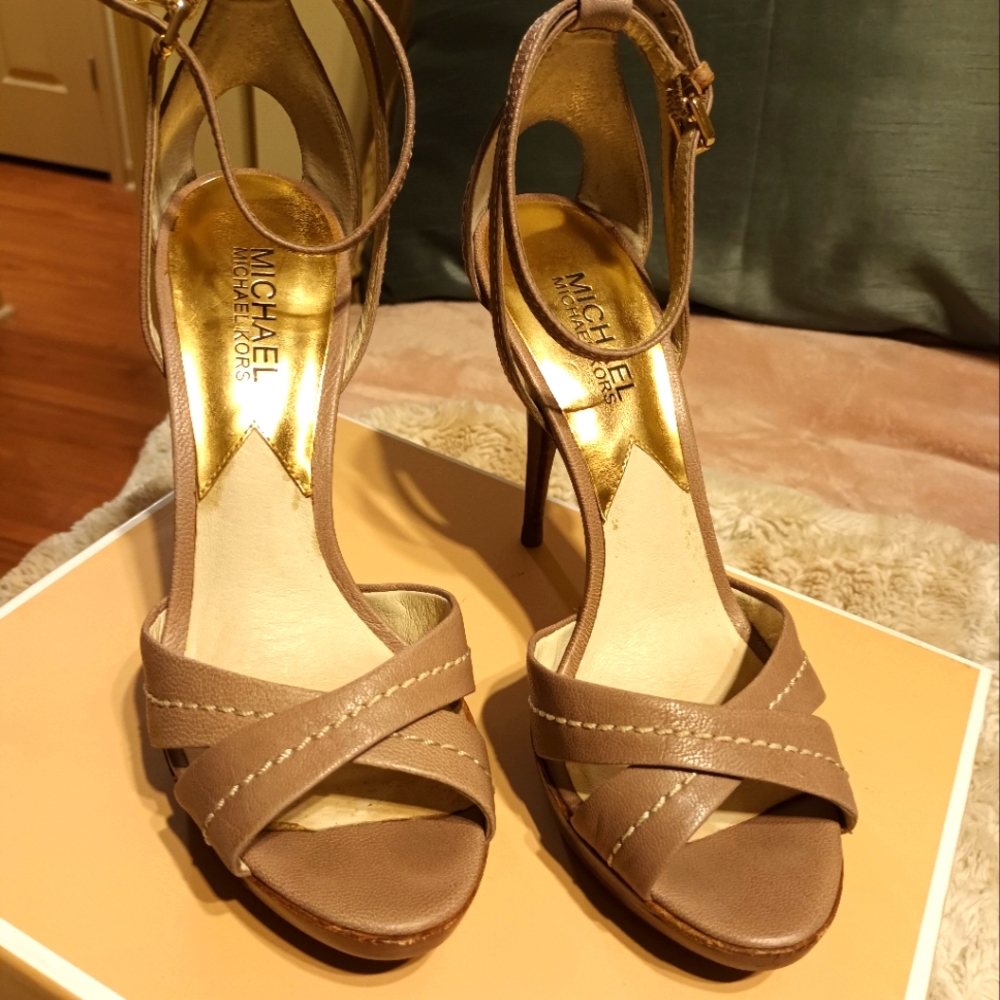 Michael Kors Brown Stilletos